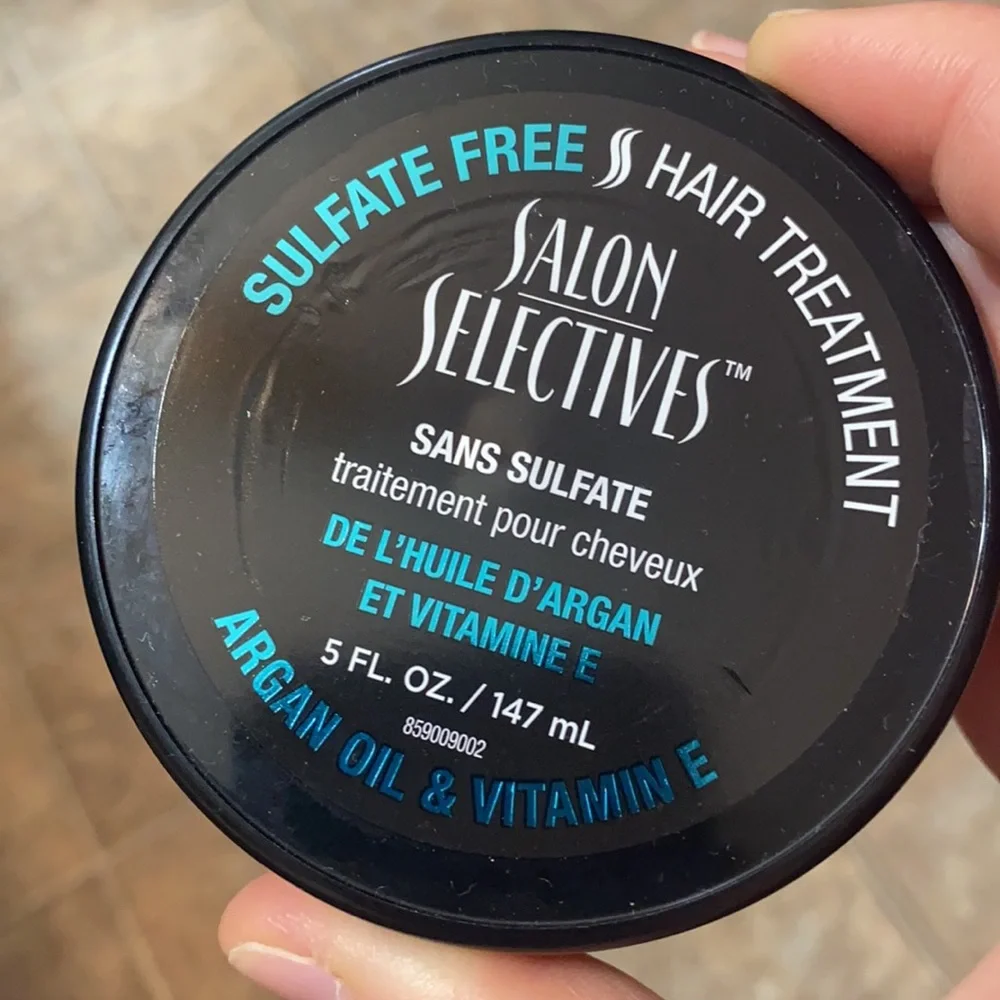 SALON SELECTIVES ARGAN OIL HAIR TREATMENT SULFATE FREE DAMAGE REPAIR 5 OZ